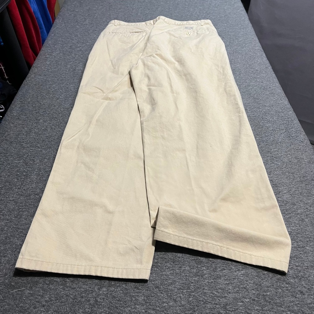 Polo Ralph Lauren Andrew Pant Chinos Mens 32x36 Khaki Tan Pleated Vintage 90s